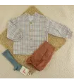 Conjunto Pantalón bebé niño arena Calamaro Chamsin