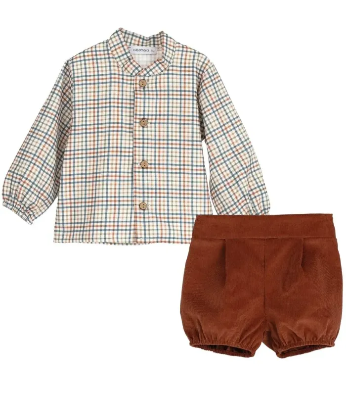 Conjunto Pantalón bebé niño arena Calamaro