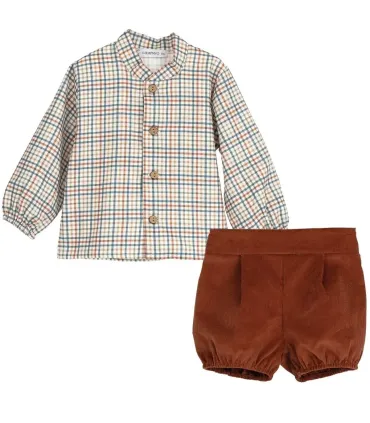 Conjunto Pantalón bebé niño arena Calamaro Chamsin