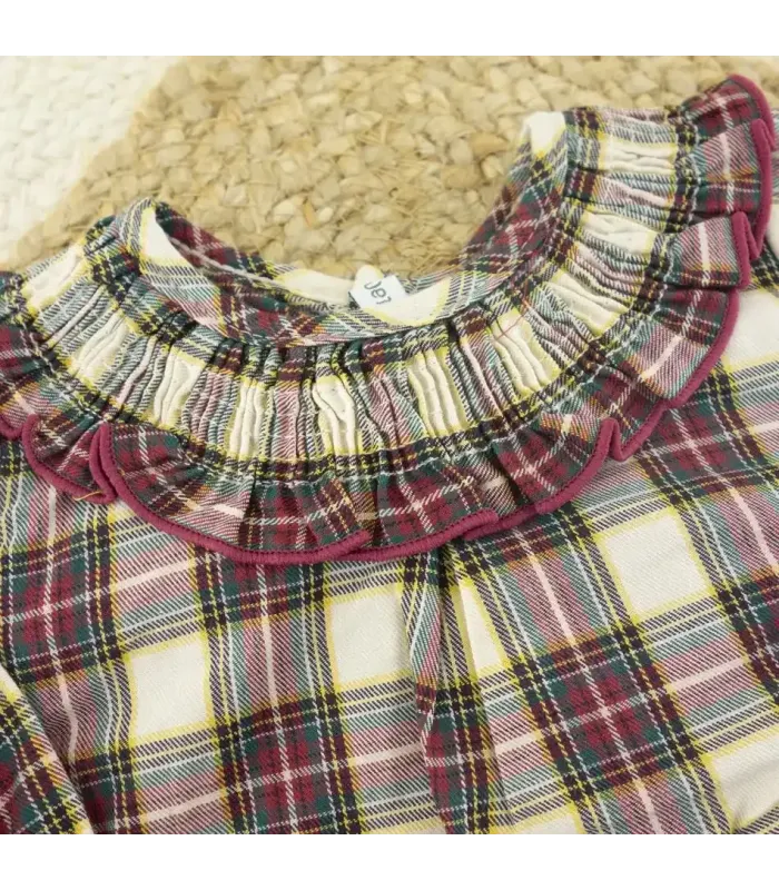 Conjunto pololo bebé niña granate Boreas