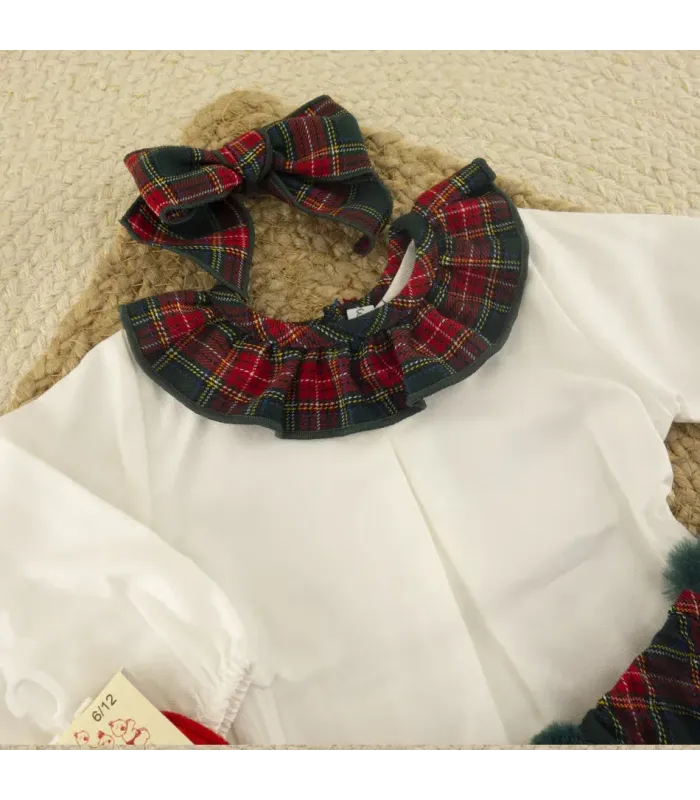 Conjunto pololo bebé niña verde Galerna