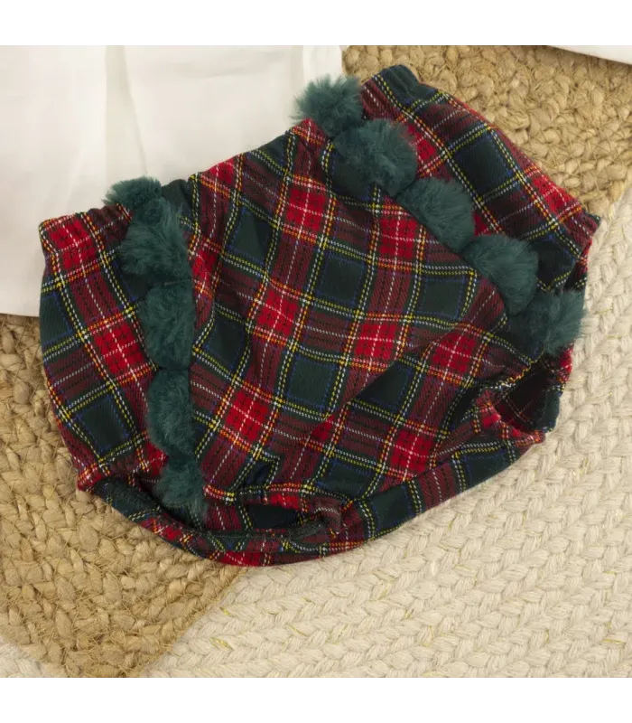 Conjunto pololo bebé niña verde Galerna