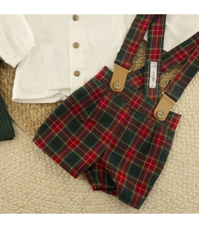 Conjunto pololo bebé niño verde Galerna