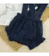 Conjunto pololo niña azul Levante