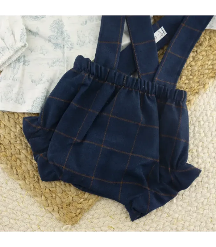 Conjunto pololo niña azul Levante