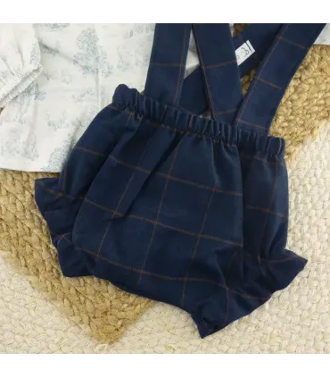 Conjunto pololo niña azul Levante