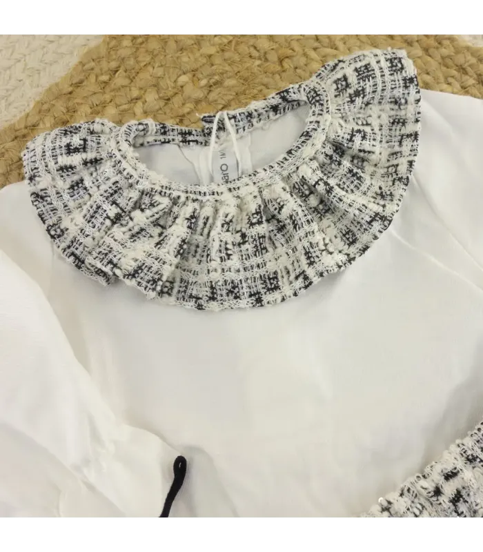 Conjunto pololo bebé niña negro Alisio