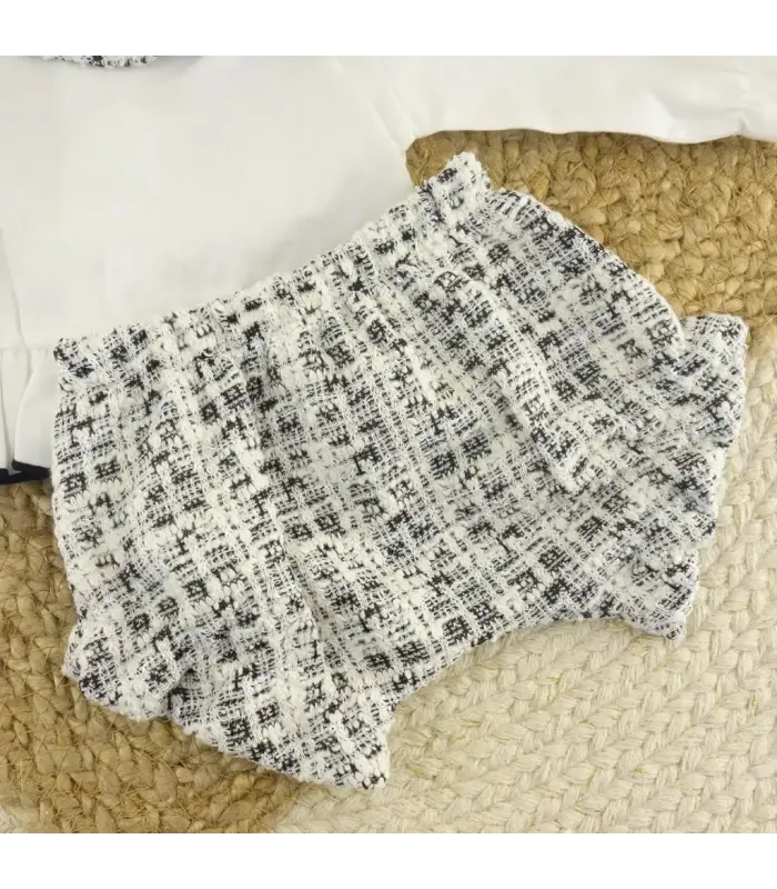 Conjunto pololo bebé niña negro Alisio