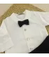 Conjunto pantalón bebé negro Alisio