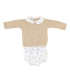 Conjunto pololo bebé conejitos Dulce de Fresa