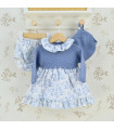 Jesusito bebé porcelana azul Dulce de Fresa