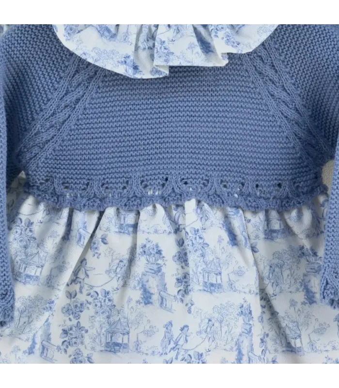 Jesusito bebé porcelana azul Dulce de Fresa