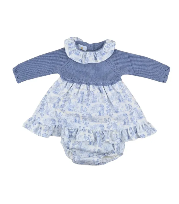 Jesusito bebé porcelana azul Dulce de Fresa