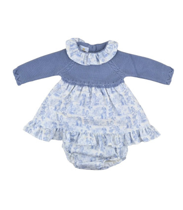 Jesusito bebé porcelana azul Dulce de Fresa