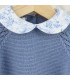 Conjunto polaina bebé azul Dulce de Fresa