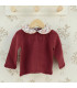 Conjunto bebé  granate Dulce de Fresa