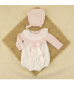 Pelele y capota Minerva Rosa