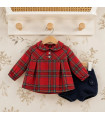 Conjunto Camisa Escoces Y Pantalón