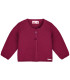 Chaqueta larga Cóndor Granate 575 de punto bobo con botones delanteros