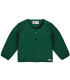 Chaqueta larga Cóndor Verde Botella 780 de punto bobo con botones delanteros