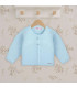 Chaqueta Cóndor Azul Bebé 410 de punto bobo. Fondo estudio.