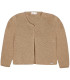 Chaqueta Cóndor Camel 326 de punto bobo. Fondo blanco.