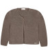 Chaqueta Cóndor Visón 350 de punto bobo. Fondo blanco.