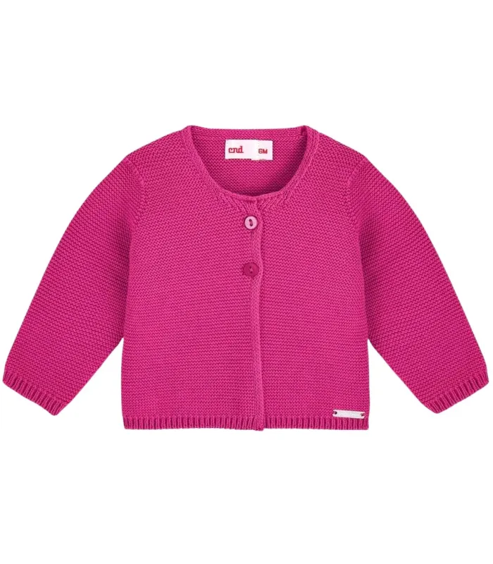 Chaqueta Cóndor Bugambilia 509 de punto bobo. Fondo blanco.