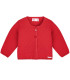Chaqueta de punto Cóndor roja 550. Fondo blanco.