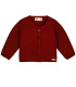 Chaqueta de punto Cóndor borgoña 572. Fondo blanco.
