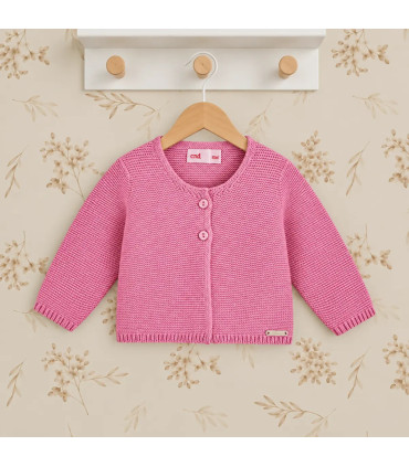 Chaqueta de bebé Cóndor rosa Red Sakura 584. Fondo estudio.