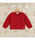 Chaqueta Cóndor Red Velvet 578 de punto. Fondo estudio.