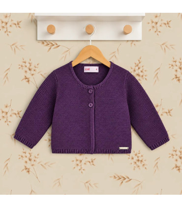 chaqueta larga Cóndor berenjena
