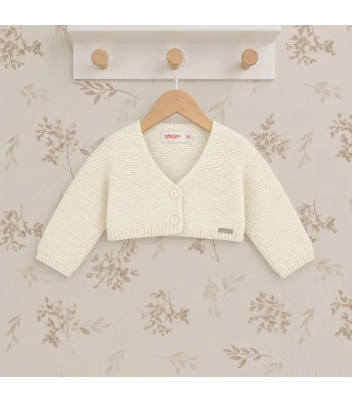 Chaqueta Cóndor Cava 303 de punto bobo. Fondo estudio.