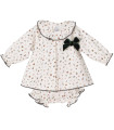 Conjunto Bebé Niña Babyfer Blusa y Pololo Estampado