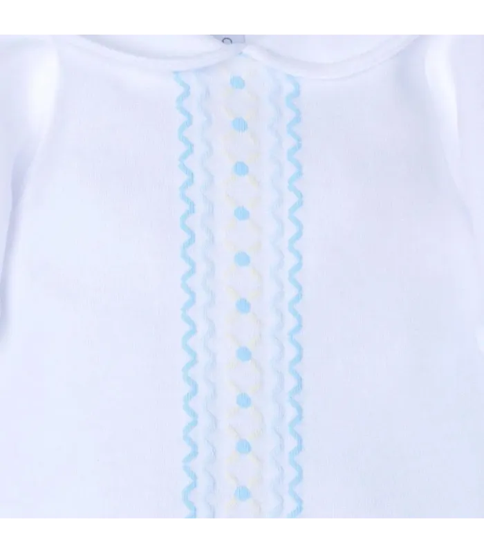 Conjunto pololo bebé celeste Calamaro Antas