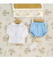 Conjunto Pololo bebé celeste Calamaro Antas