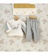 Conjunto sport niño gris cómodo Calamaro