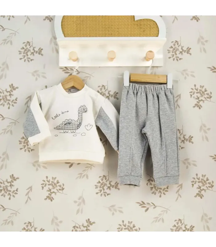Conjunto sport niño gris cómodo Calamaro