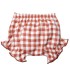 Pololo de jesusito bebé terracota vichy conjunto elegante