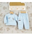 Conjunto Sport bebé celeste Calamaro Burela