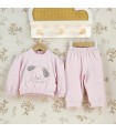 Conjunto Sport bebé rosa Calamaro Burela