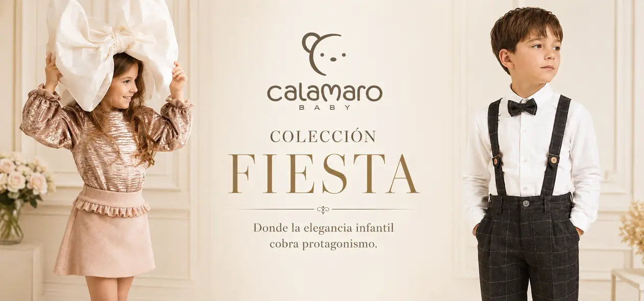Colección Fiesta Calamaro Colección Fiesta Calamaro - Moda infantil para ocasiones especiales