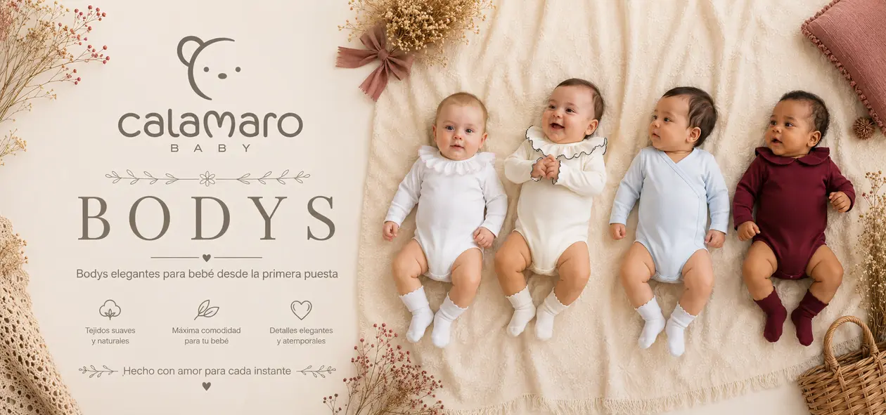 Bodies para bebé Calamaro