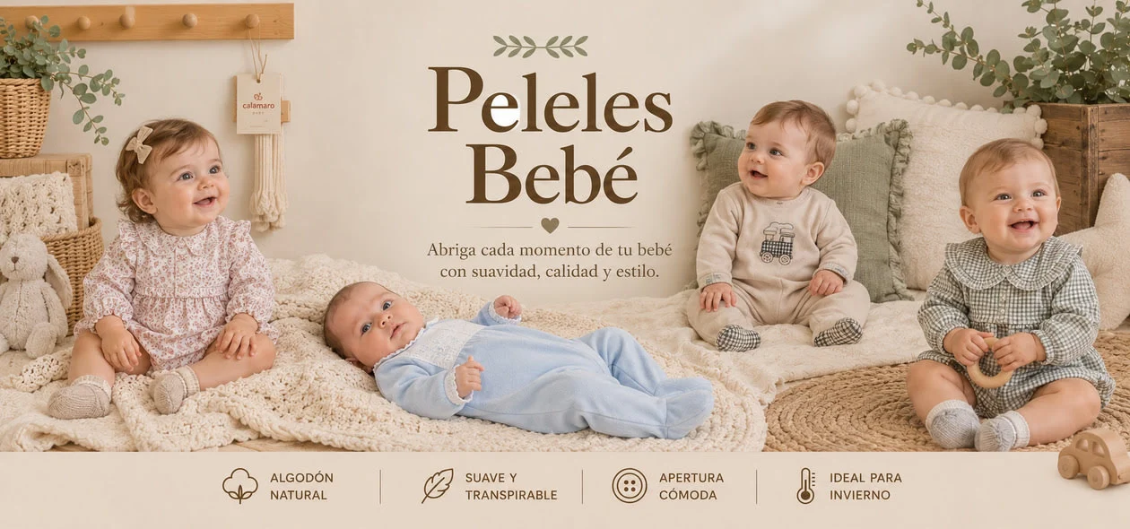Peleles para bebé de estilo clásico español