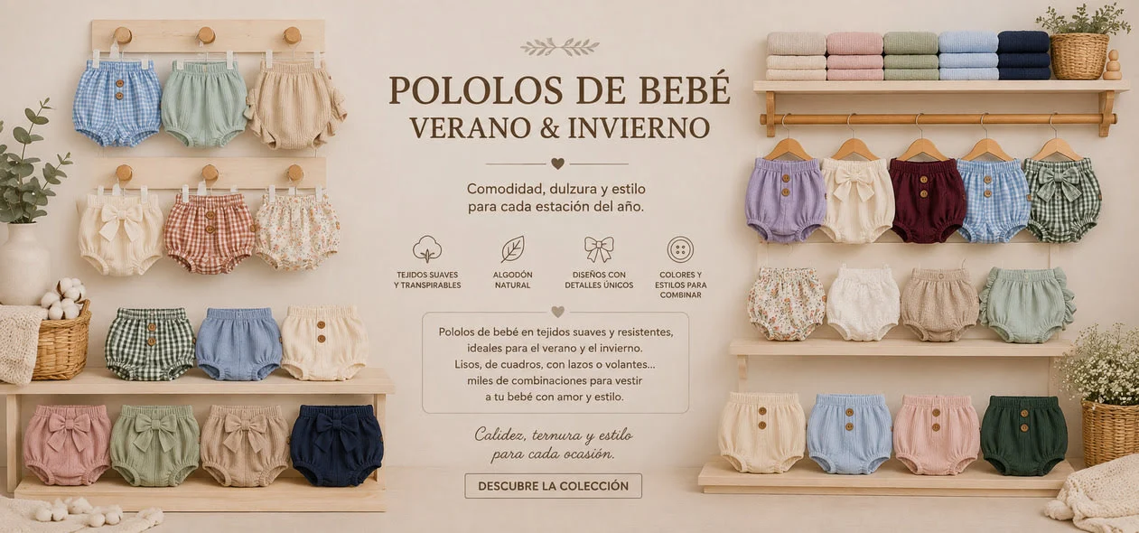 Pololos para bebé de estilo clásico español