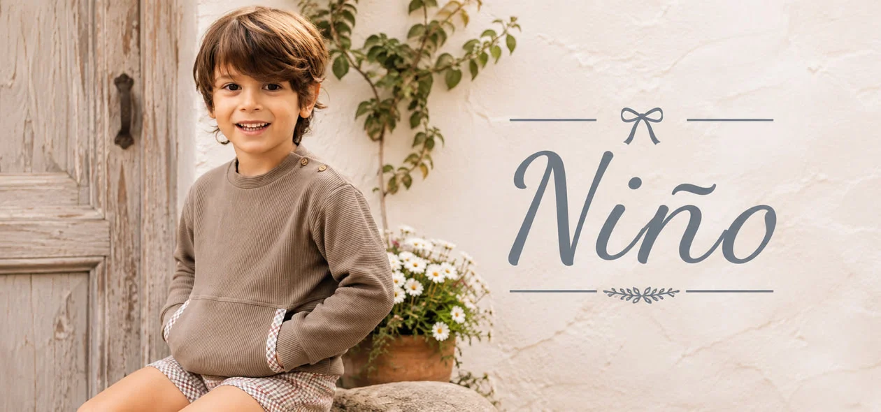 Ropa de niño de 3 meses a 12 años, conjuntos y prendas de moda infantil española