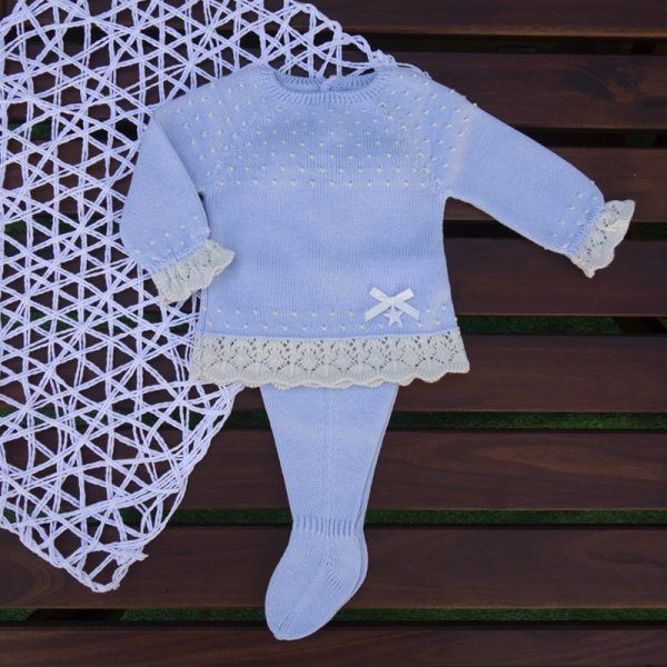 Conjunto 2 Piezas Hilo Con Polaina Azafata