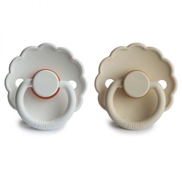 Pack 2 Chupetes Daisy Bright White/Cream +0