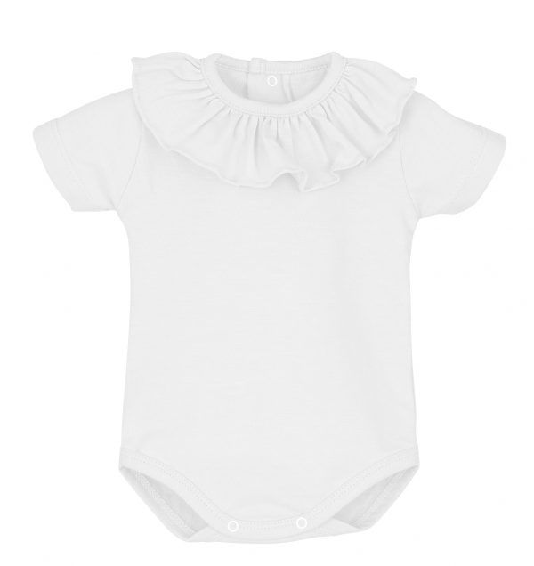 Body M.Corta Con Cuello Titan Blanco